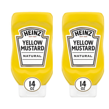 Heinz Yellow Mustard Bottle, 14 oz