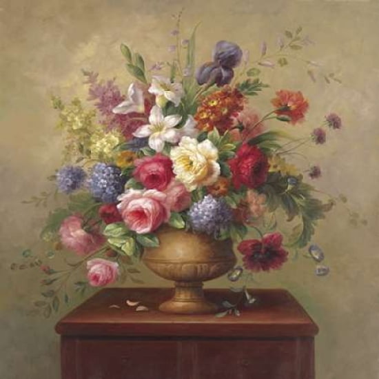 Heirloom Bouquet I Canvas Art - Steiner (24 x 24)