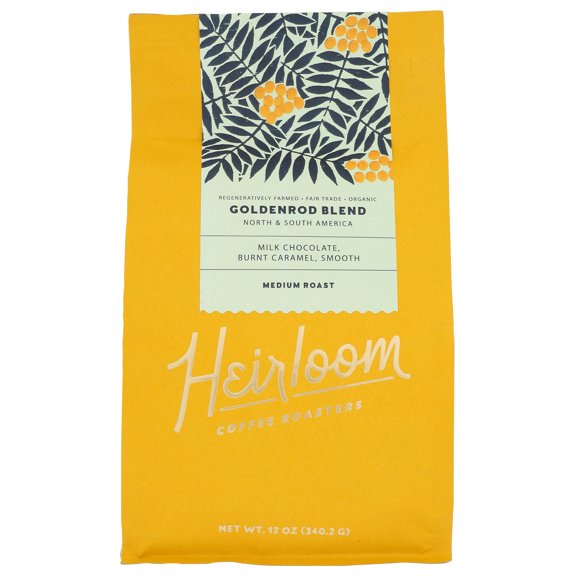 Heirloom Coffee Goldenrod Blend 12oz Pack of 6 (Pack of 6)