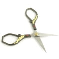 thumbnail image 1 of Heirloom Craft Embroidery Scissors w/Decorative Cast Handles Gold Dragon Relief w/Red Crystals, 1 of 4