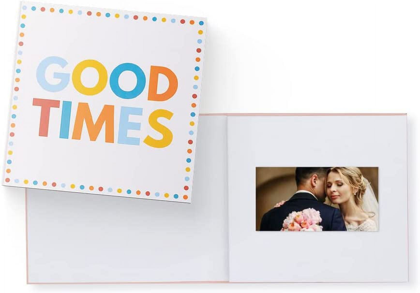 Heirloom Good Times Video Book - Create Your Own Digital Greeting Card Gift with Your Memories - Anniversary, Christmas, Wedding - Plays 20 Minutes of Video and Photos