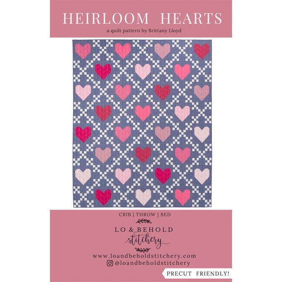 Heirloom Hearts Quilt Pattern