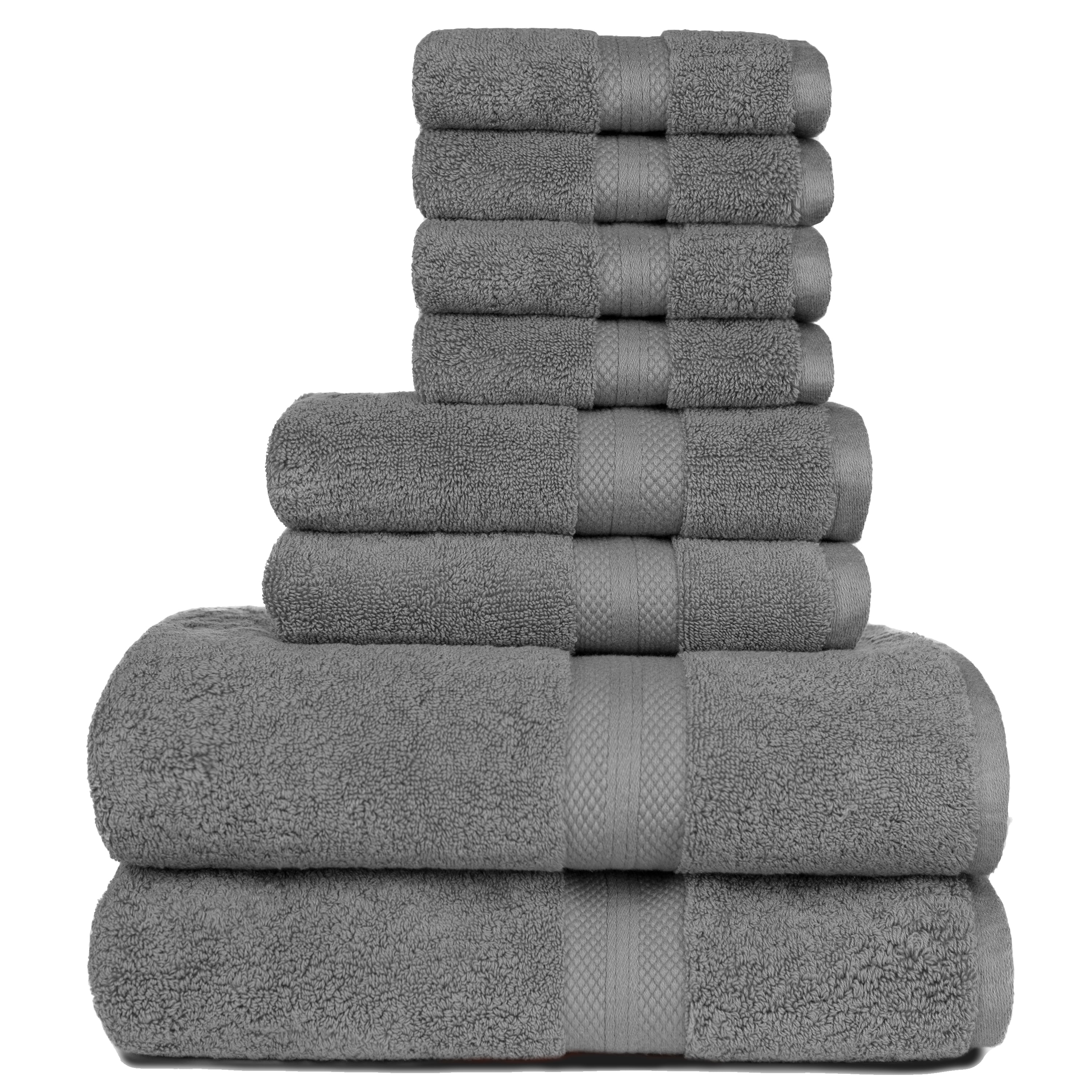 Bennett and Shea 8-Piece Luxury Bath Towel Set, Odor Resistant, Premium  Towels for Bathroom, Highly Absorbent and Quick Dry Bath Towels, Extra Soft