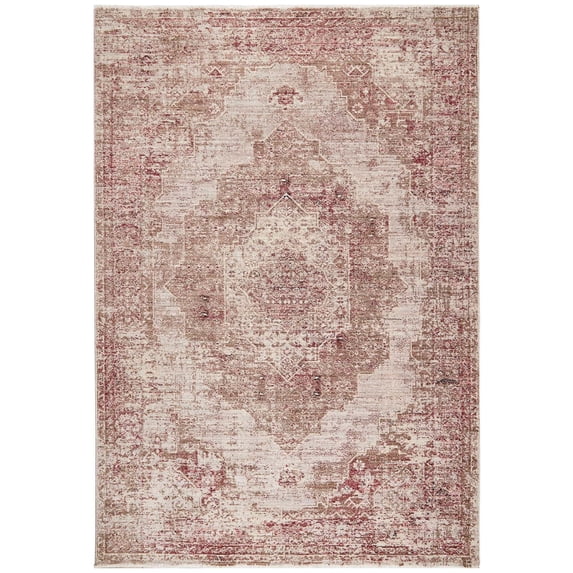 Heirloom Medallion Area Rug - Red, 2'x2'11"