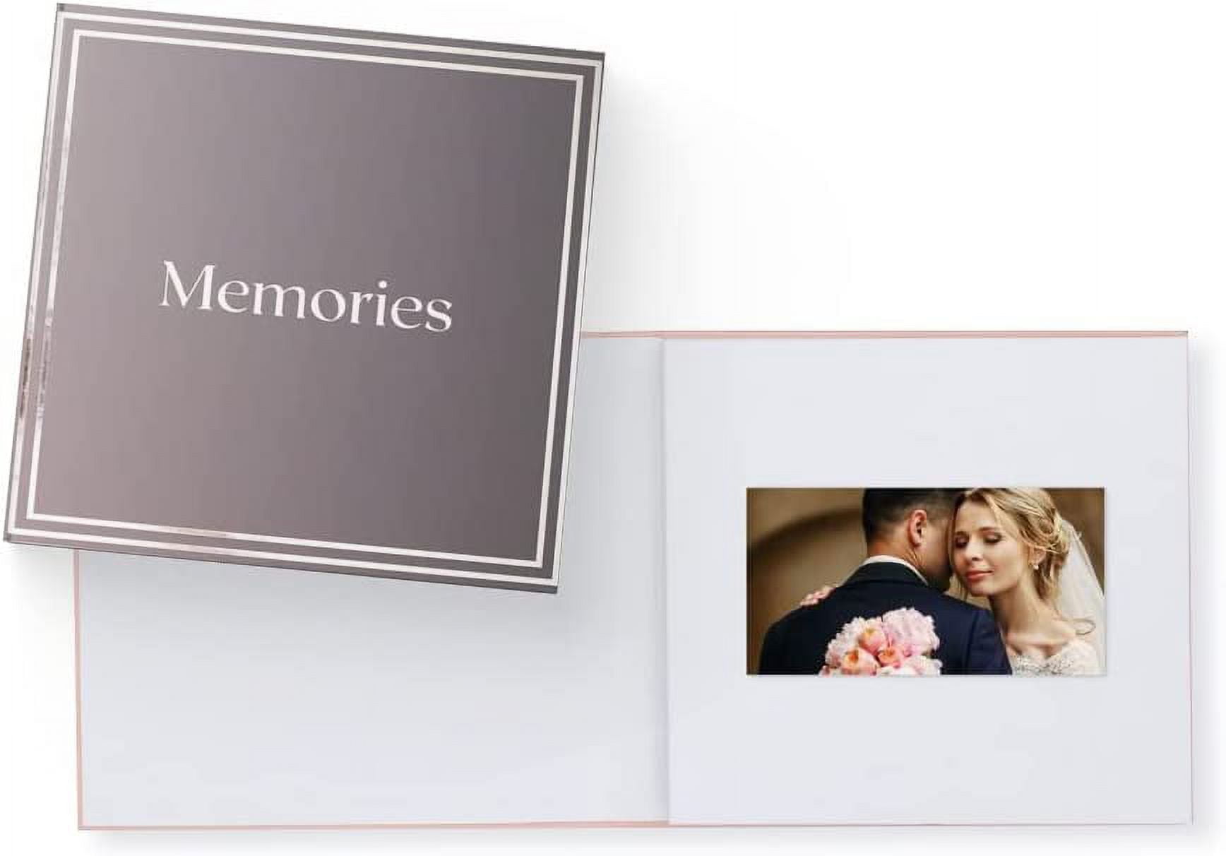 Heirloom Memories Video Book - Create Your Own Digital Greeting Card Gift with Your Memories - Anniversary, Christmas, Wedding - Plays 20 Minutes of Video and Photos