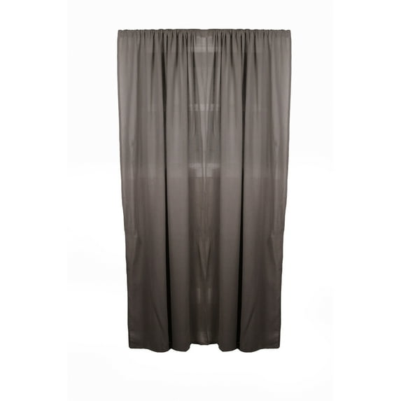 Heirloom Pewter 72" x 63" Unlined Cotton Curtain Panel Set by Raghu
