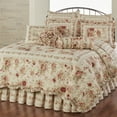 thumbnail image 1 of Heirloom Rose 11-Piece Queen Bed Set, Vintage Floral Quilt with Bedskirt, Shams & Pillows, 1 of 5