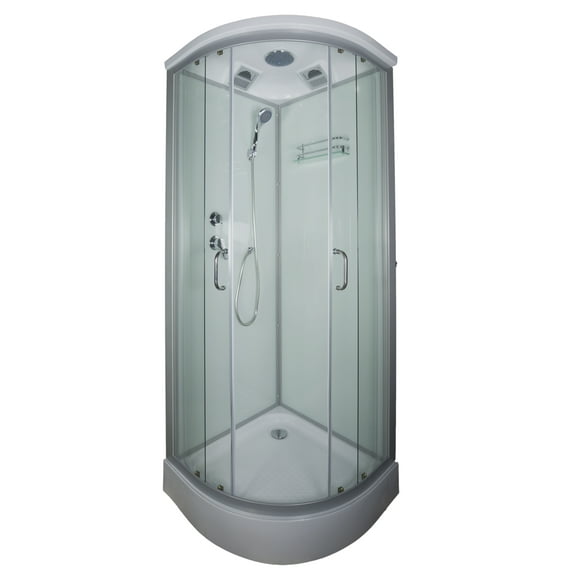 Heirloom Shower Kit S-3636 White (Left-Hand)