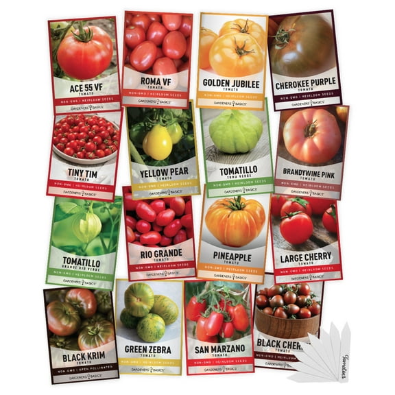 Heirloom Tomato Seeds for Planting | 16 Variety Pack