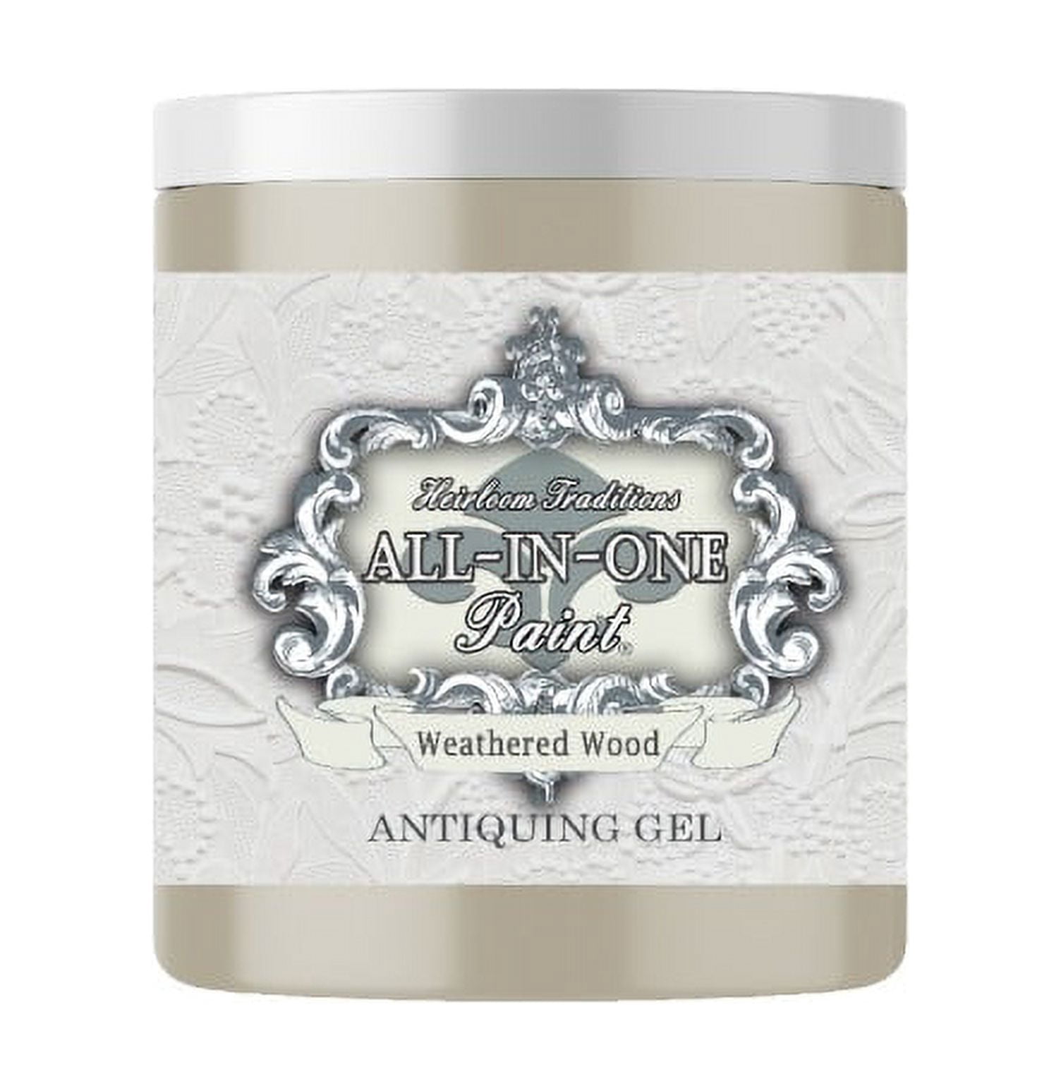 Heirloom Traditions Antiquing Gel, Weathered Wood (Gray), 8 Fl Oz