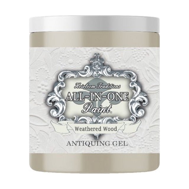 Heirloom Traditions Antiquing Gel, Weathered Wood (Gray), 8 Fl Oz