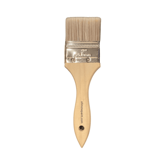 Heirloom Traditions Syntec Fiber 2" Paint Brush for ALL-IN-ONE Paint and Gel Stain