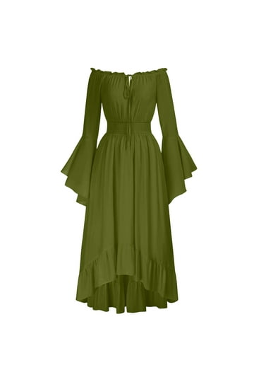 flowy peasant dress Spaghetti Strap Floral Embroidery Prom Dresses Long Formal Dress ARD18 –  SheerGirl main image 1