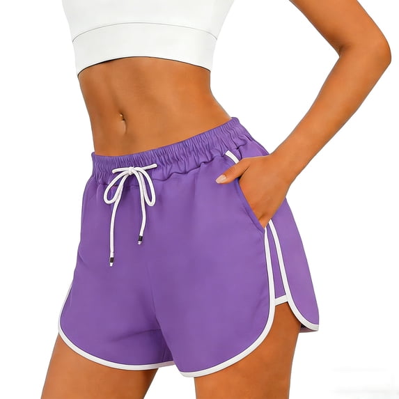 Heisall Running Shorts for Women Quick Dry 3 Inch Athletic Workout Gym Training Basketball Shorts