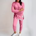 thumbnail image 1 of Heisall Two Piece Sets for Women V Neck Long Sleeve Lounge Sets with Pockets Spring Summer Casual Outfits, 1 of 6