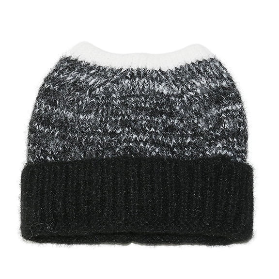 Heisall Unisex Knitted Velvet Beanie Hat for Men and Women, Loose Fitting Casual Sports Street Style Hip-hop Cap with Adjustable Closure