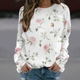 thumbnail image 1 of Heisall Women's Printed Long Sleeve Crew Neck Casual Sweatshirt Pullover Tops for Winter Warmth and Fall Outfits, 1 of 5