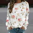 thumbnail image 1 of Heisall Women's Printed Long Sleeve Crew Neck Casual Sweatshirt Pullover Tops for Winter Warmth and Fall Outfits, 1 of 5