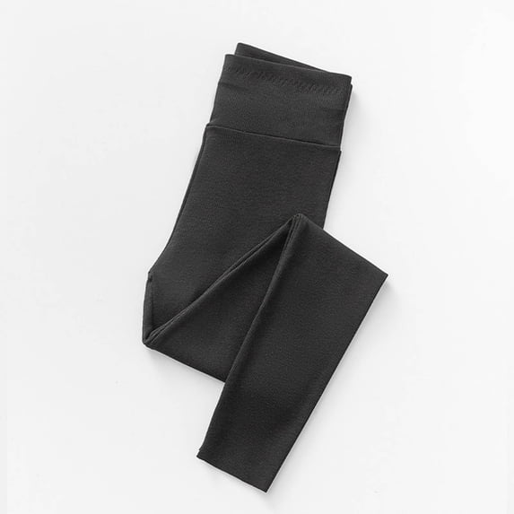 Heisall Women's Ribbed High Waist Thermal Leggings Winter Warm Slim Fit Pants M-XXL
