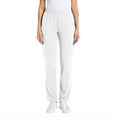 thumbnail image 1 of Heisall Women's Solid Color Loose Work Uniform Pants Elastic Waist Nursing Trousers With Pockets S-XXL, 1 of 5
