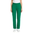 thumbnail image 1 of Heisall Women's Solid Color Loose Work Uniform Pants Elastic Waist Nursing Trousers With Pockets S-XXL, 1 of 4