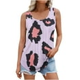 thumbnail image 1 of Heisall Women's Tank Tops Crewneck Tunic Sleeveless T-Shirt Blouse Casual Summer Outfits S-5XL, 1 of 5