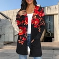 thumbnail image 1 of Heisall Womens Cardigan Long Sleeve Loose Casual Open Front Pocket Gradient Print Fashionable Sweater, 1 of 7