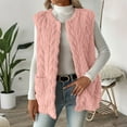 thumbnail image 1 of Heisall Womens Cardigan Sleeveless Knitted Sweater Vest Button Front With Pockets Loose Fit Casual Fashionable Outerwear, 1 of 8