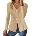thumbnail image 1 of Heisall Womens Casual Blazers Long Sleeve Solid Color Slim Fit Blazers, 1 of 3