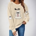 thumbnail image 1 of Heisall Womens Hoodie 2025 Autumn Winter Long Sleeve Hooded Pullover Halloween Print Loose Casual Fashion Sweatshirt, 1 of 4