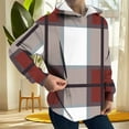 thumbnail image 1 of Heisall Womens Outerwear 2025 Autumn Winter Nursing Casual Checkered Zipper Long Sleeve Hooded Sweatshirts Fashion Tops, 1 of 5