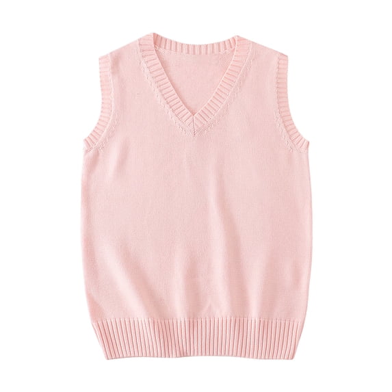 Heisall Womens Sweater Vest Sleeveless V-Neck Solid Color 100% Cotton Knit Casual Autumn Fashion