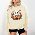 thumbnail image 1 of Heisall Womens Sweatshirts 2025 Autumn Winter Loose Long Sleeve Halloween Print Casual Fashion Crewneck Tops, 1 of 4