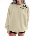 thumbnail image 1 of Heisall Womens Sweatshirts 2025 Autumn Winter Round Neck Halloween Print Long Sleeve Tops Casual Fashion Loose No Hood Sweatshirts, 1 of 3