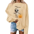thumbnail image 1 of Heisall Womens Sweatshirts 2025 Autumn Winter Round Neck Halloween Print Long Sleeve Tops Fashion Casual Hoodie-Free Sweatshirts, 1 of 4