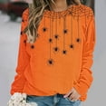 thumbnail image 1 of Heisall Womens Sweatshirts 2025 Fall Winter Halloween Print Loose Round Neck Sweatshirts Fashion Casual Long Sleeve No Hood Tops, 1 of 6
