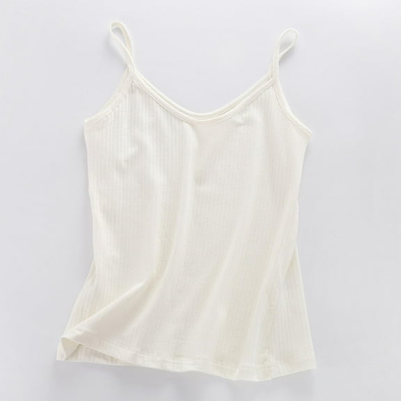 Heisall Womens Tank Tops Pure Cotton V-Neck Slimming Knit Camisoles Layering Wearable Casual Outerwear Pure Color Basic Tops