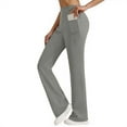 thumbnail image 1 of Heisall Womens Yoga Pants with Pockets for Women High Waisted Bootcut Yoga Pants Wide Leg Yoga Pants Stretchy Work Pants, 1 of 7