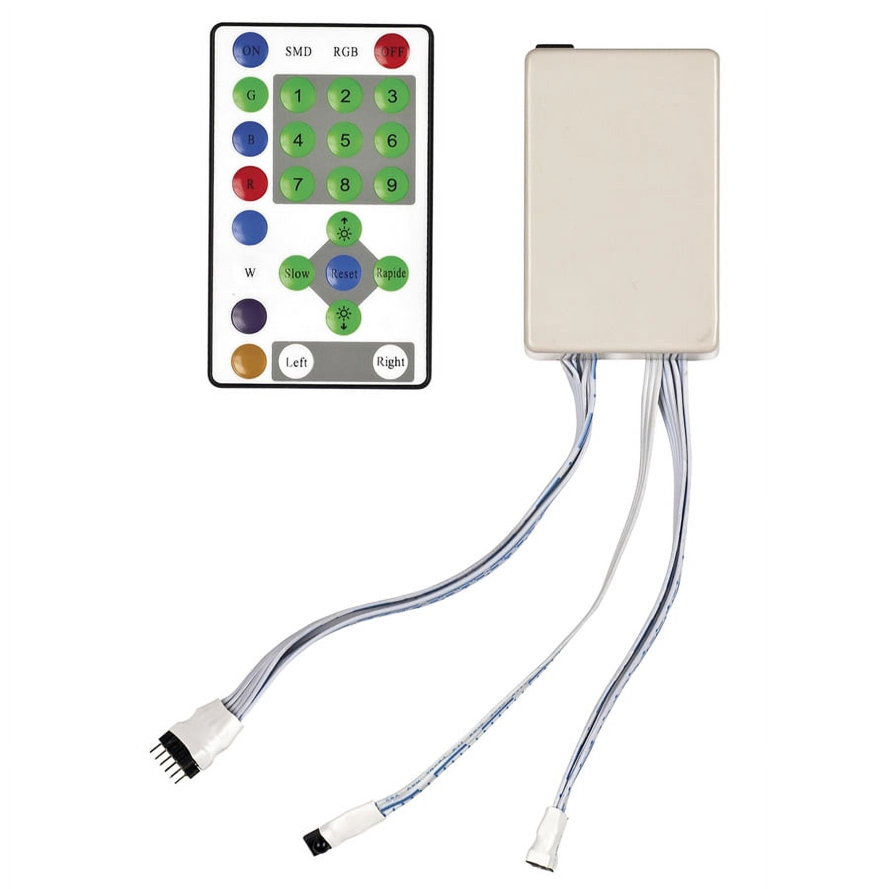 Heise H-RGBC-2 Control Unit Fits 7 Color RGB LED Strip, H-5MRGB-2 ...