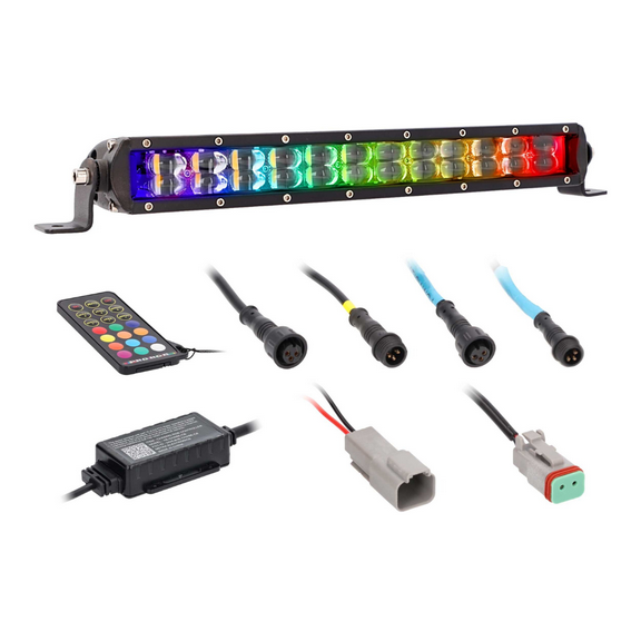 Heise HE-CHASE-B12 12" Single-Row Addressable Chasing LED Lightbar w/ Controller
