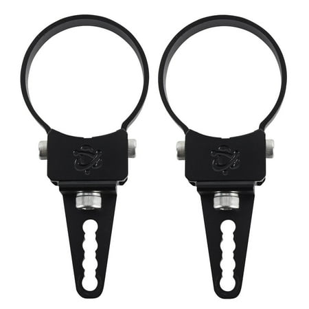 Heise - 2.5 Inch Roll Bar Mount Kit (2-Pack) - Black