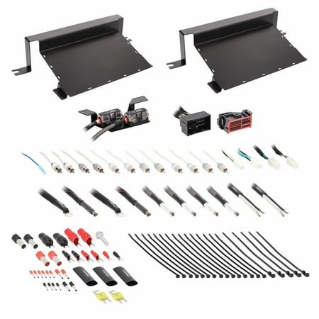 Metra - Dual-Amp Installation Kit for Select Jeep Vehicles - Black