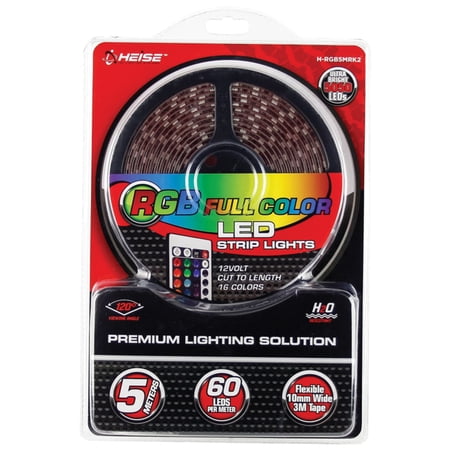 Heise LED Lighting Systems H-RGB5MRK2 RGB LED Strip, 16.4Ft