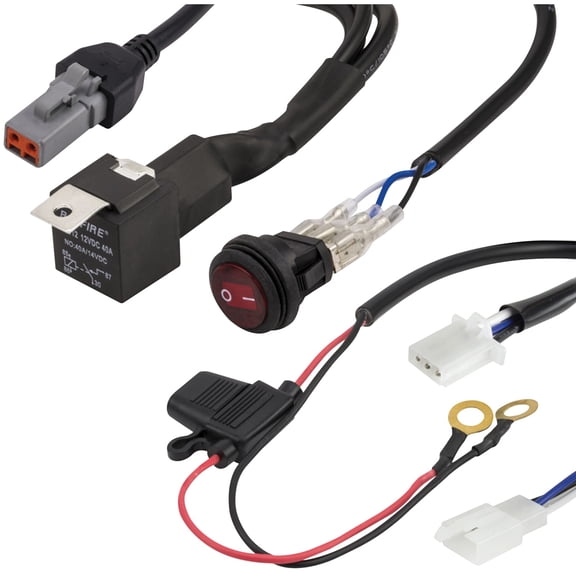 Heise LED Lighting Systems HE-SLWH2 1-Lamp ATP Wiring Harness & Switch Kit