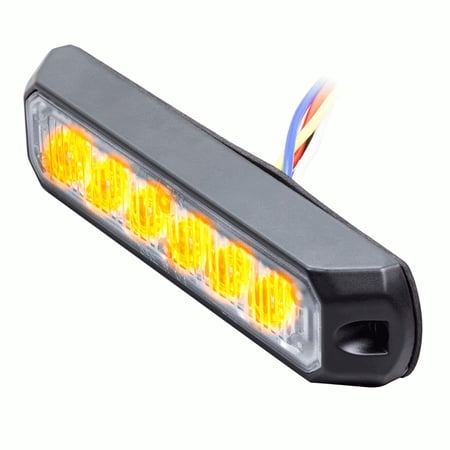 Heise by Metra HEMUMRK6A 4.9 in. 6 LED Amber Marker Lights