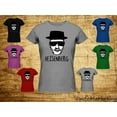 thumbnail image 1 of Heisenberg Breaking Bad Women T-Shirt Sketch Face Tee Color Green 2X-Large, 1 of 2