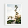 thumbnail image 1 of Heisler Park 03 - Laguna Beach California Photography Beach Coast Ocean Palm Tree Sunset Tropical Scenic White Framed Wall Art Print 12 x 16 inches, 1 of 3