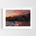 thumbnail image 1 of Heisler Park Sunset 05 - Laguna Beach California Photography White Framed Wall Art Print 24 x 36 inches, 1 of 3