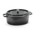 thumbnail image 1 of Heiss® Energy-Efficient Cast Aluminum Dutch Oven, 6.5 Quart, Oval, Gray, 1 of 1