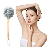 Heizi Bath & Bathing Accessories New Long Handle Hanging Soft Mesh Back Body Bath Shower Scrubber Brush Sponge